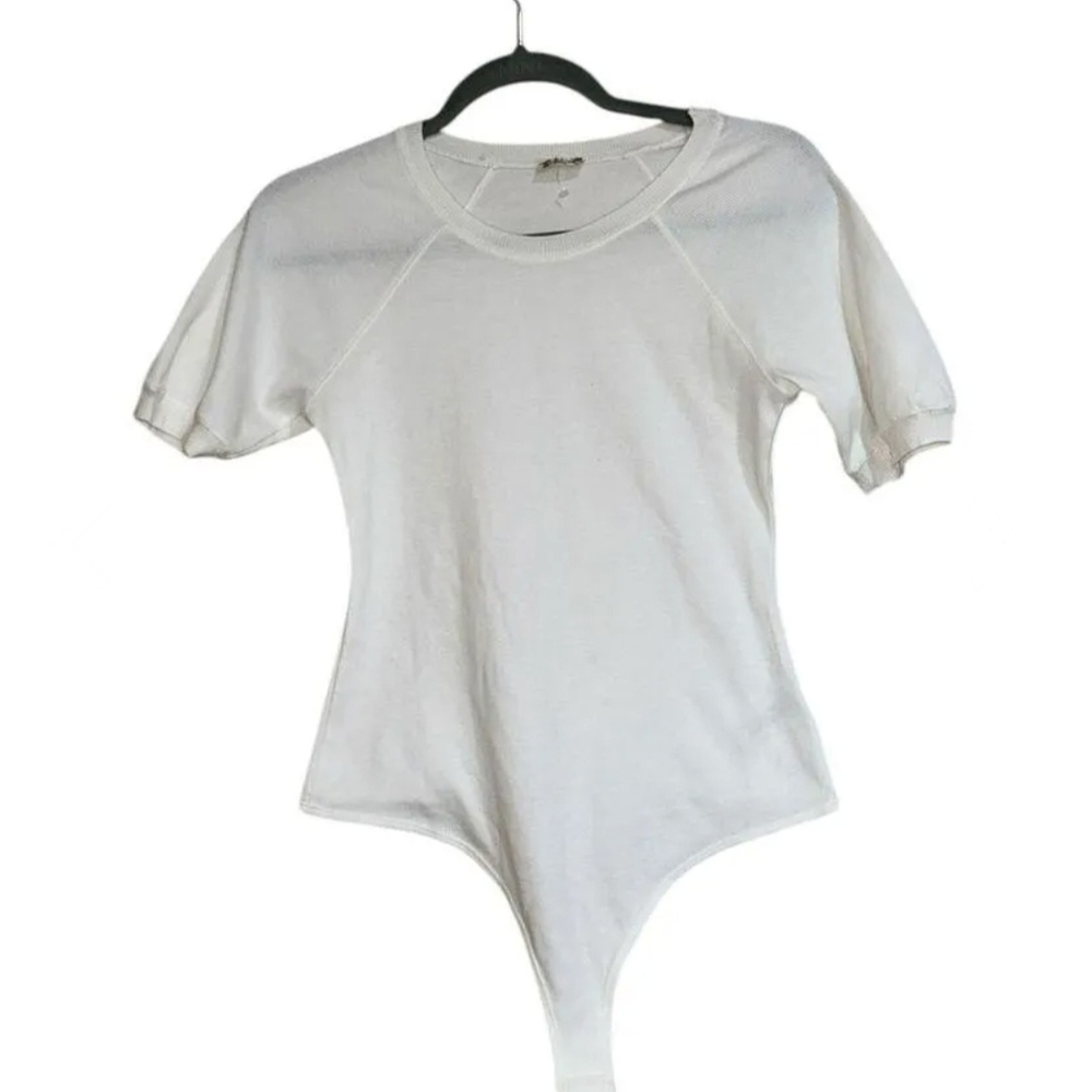 Free People White Short Sleeve Tee - Picture 6 of 10